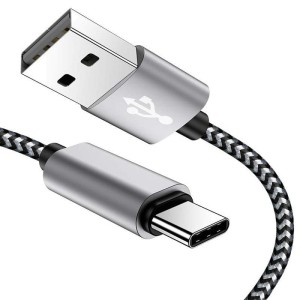 Kabel USB Type-C 1M Quick Charge C05 Czarny