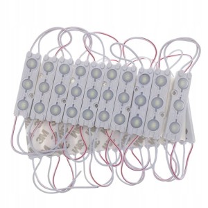 MODUŁ LED 3 2835 1,2W IP68 12V BIAŁY