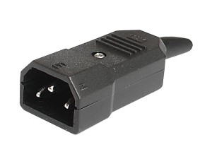 WTYK AC 3PIN NA KABEL KOMPUTEROWY             1141