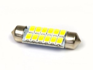 ŻARÓWKA SAMOCHODOWA LED C5W 12 SMD 5630-39MM