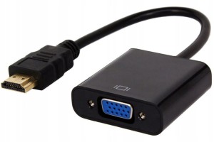 ADAPTER PRZEJŚCIÓWKA KONWERTER Z HDMI NA VGA DSUB