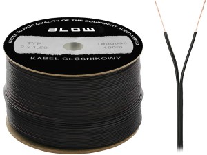 Przewód SMYp 2 x 0,22 czarny