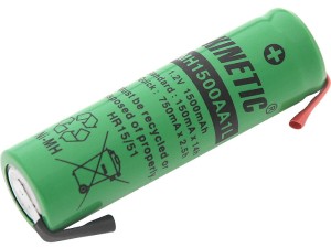 Akumulator R6 Ni-MH AA 1500mAh lutowania