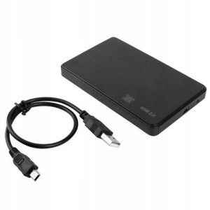 OBUDOWA DYSKU 2,5'' KIESZEŃ HDD SATA USB 2.0 +ETUI