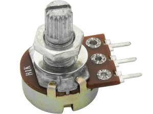 Potencometr obrotowy 1K Ohm B lini l=15mm