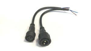 ZŁĄCZE HERMETYCZNE 2PIN Z PRZEWODEM 40CM       949