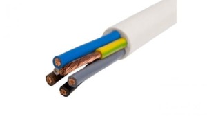Przewód warsztatowy H05VV-F (OWY) 5x1 żo biały
