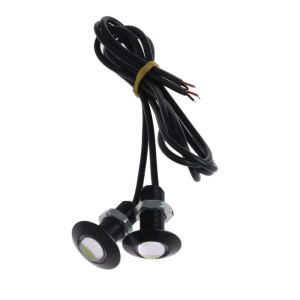 ŻARÓWKA LED 12V 1.5W 23MM BIAŁA Z SOCZEWKĄ
