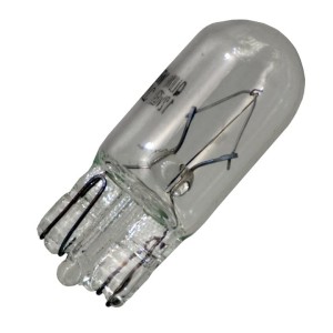 ŻARÓWKA SZKLANA T10 W5W W2,1x9,5d 12V