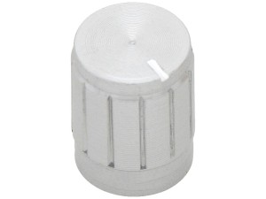 GAŁKA POTENCJOMETRU ŚREDNIA 13mm SREB.         675