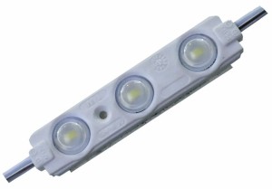 MODUŁ LED 1,0W SOCZEWKA ZIMNY BIAŁY 3 LED IP67