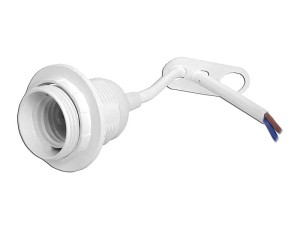 OPRAWKA E27 Z KOŁNIERZEM I PRZEWODEM 15CM