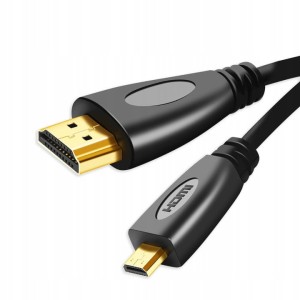 PRZEWÓD KABEL MICRO HDMI - HDMI 1,4b FULL HD