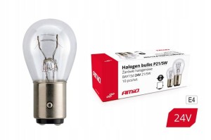 Żarówki P21/5W BAY15D 24V 21W/5W