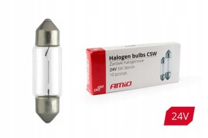 Żarówki halogenowe C5W 36mm 24V