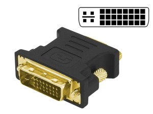 Przejcie DVI wtyk - VGA gniazdo 15pin
