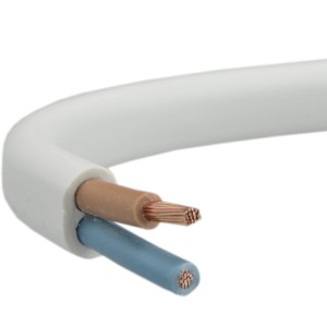 Przewód płaski H03VVH2-F (OMYp) 2x1 biały