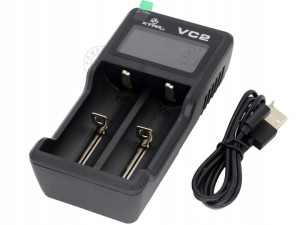 Ładowarka LCD akumulatorków Li-Ion VC2 Xtar 18650