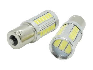 ŻARÓWKA SAMOCHODOWA LED BA15S 33 SMD 5630 P21W