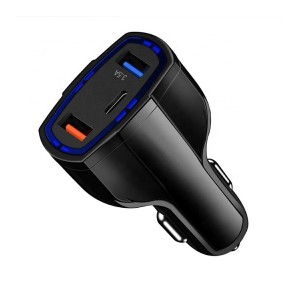 ŁADOWARKA SAM. QC 3.0 TYP-C 2xUSB
