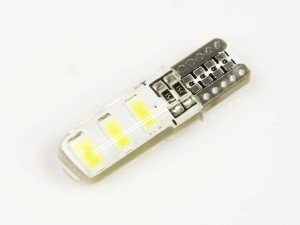 Żarówka samochodowa LED W5W T10 6 SMD 5630 CAN BUS