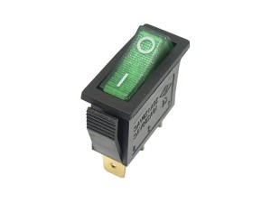 PRZEŁĄCZNIK MK 111 PODŚWIETLANY ZIELONY 230V.