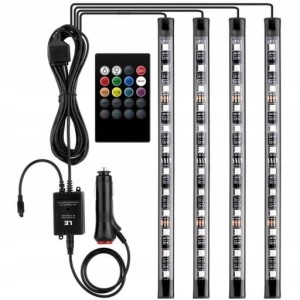 OŚWIETLENIE 12 LED DO SAMOCHODU AUTA LISTWA TAŚMA
