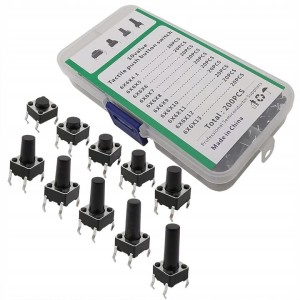 Zestaw przycisków tact switch mikroswitch