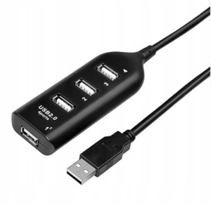 Rozdzielacz HUB 4 porty USB 2.0