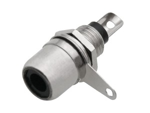 GNIAZDO RCA MONTAŻOWE DO OBUDOWY CZARNE        837