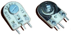 POTENCJOMETR CERMENTOWY STOJĄCY 1K