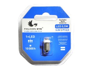 ŻARÓWKA LED DO LATARKA P13,5 0,5W 3V