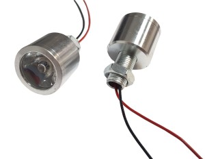 LAMPKA LED 12V BIAŁA 1W 24x21MM PŁASKA