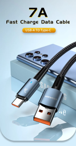 Przewód USB Essager 7A typu C 100W 2m