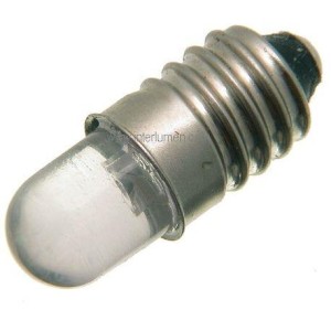 Żarówka LED E10 4-24V 0,09W Zielona