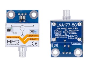 Wzmacniacz antenowy LNA-177-5G 30dB HFO