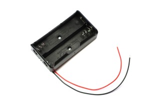 KOSZYK NA 2 BATERIE TYPU 18650 POŁĄCZONE SZEREG.