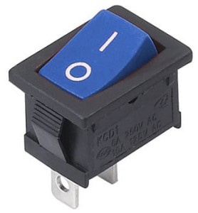 Przełącznik MRS101 A-C3BL 6A 250V niebieski
