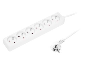 Przedłużacz sieciowy PR-670P 6GN z uziem.