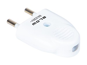 Wtyczka WT-1 PR płaska 6A biała