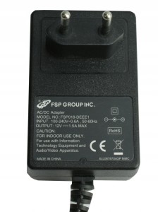 ZASILACZ DC 12V 1.5A 1500mA 5.5/2.5 FSP