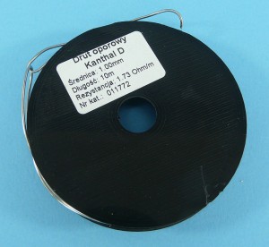 Drut oporowy Kanthal D 1,0