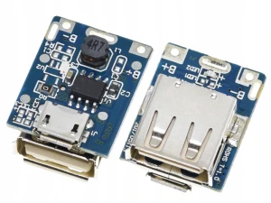 Ładowarka Li-ion microUSB z przetwornicą STEP-UP