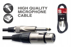 KABEL MIKROFONOWY STAGG SMC3XP 3M XLR JACK