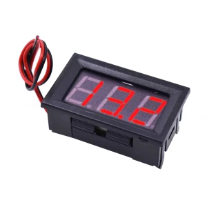 Panelowy woltomierz LED 4V - 30V DC czerwony