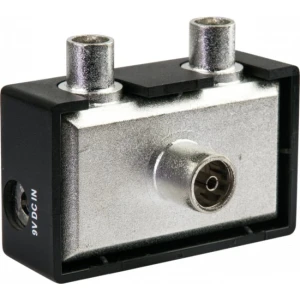 WZMACNIACZ DWUKANAŁOWY ANTENOWY 2x 8dB SCHWAIGER