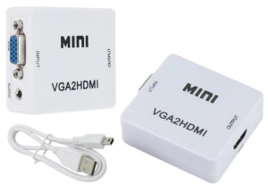 KONWERTER VGA - HDMI/AUDIO