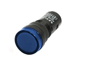 KONTROLKA LED 19MM 12V AC/DC NIEBIESKA
