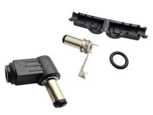 Wtyk DC 2.1mm/5.5mm długi (14mm) kątowy