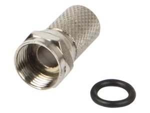 Wtyk SAT "F" RG6 6,5mm 20mm +uszczelka F-M09